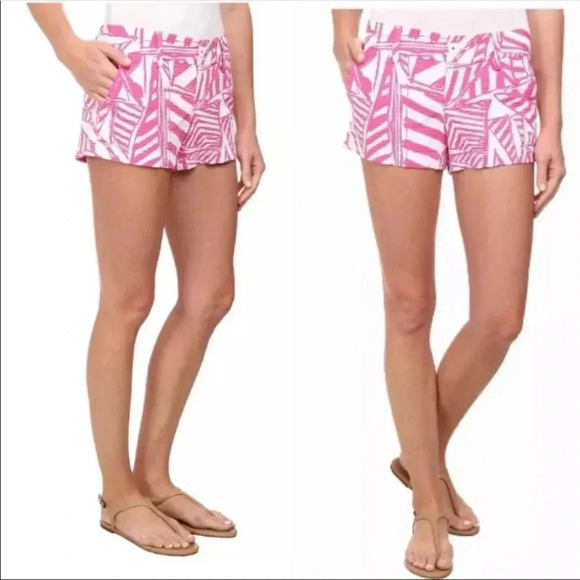 Lilly Pulitzer Callahan Yacht Print Shorts - Picture 1 of 8